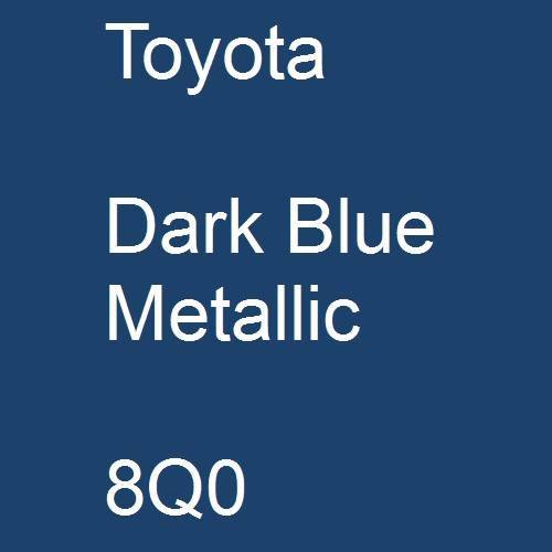 Toyota, Dark Blue Metallic, 8Q0.